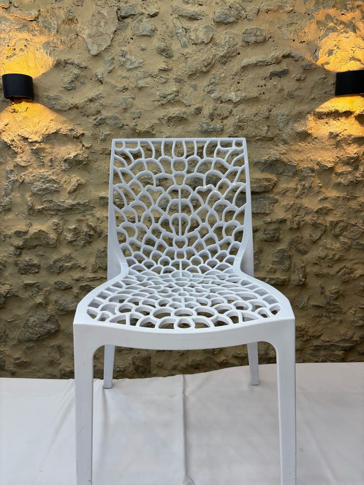 Chaise Gruvyer blanche (vue 5)