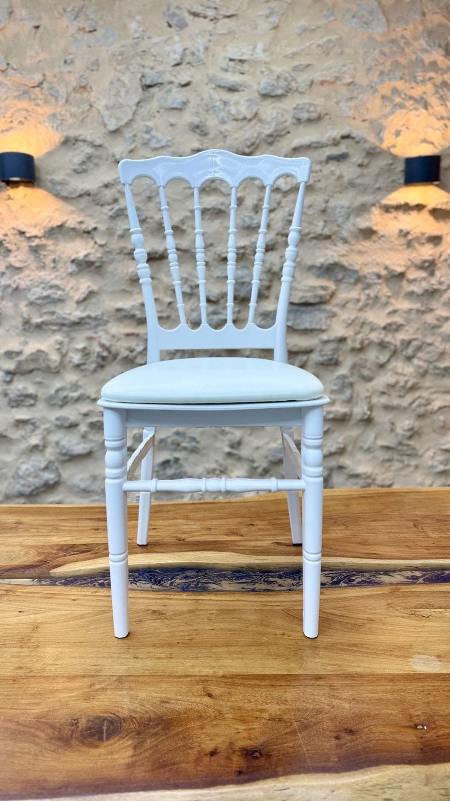 Chaise Napoléon Blanche (vue 2)