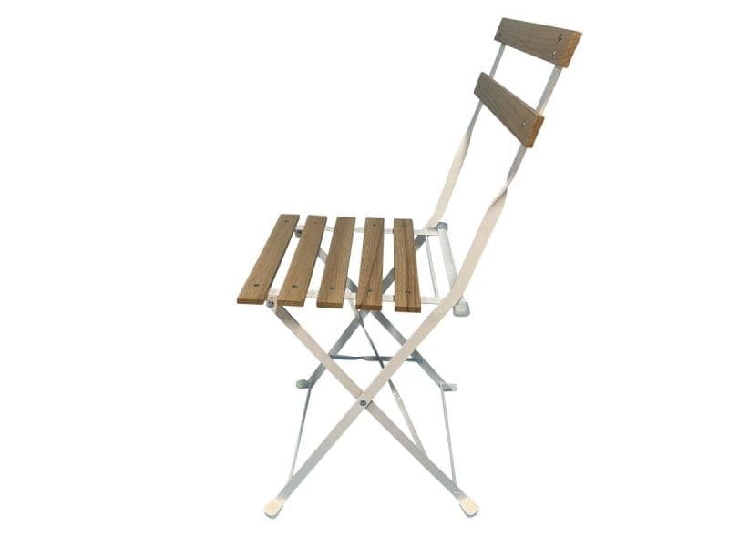 Chaise pliante SQUARE à lattes BOIS (vue 2)
