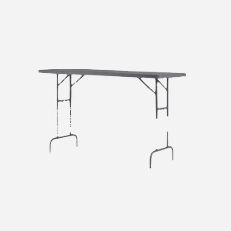 Table rectangulaire réglable — Riviera Loc Events